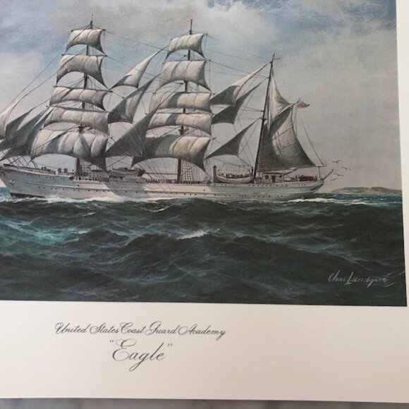 1976 CELEBRATED SAILING SHIPS Famous Ports Portfolio Charles Lundgren (4… - Picture 16 of 17